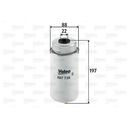 Photo Fuel filter VALEO 587739