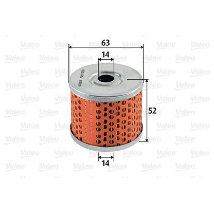 Photo Filtre à carburant VALEO 587908