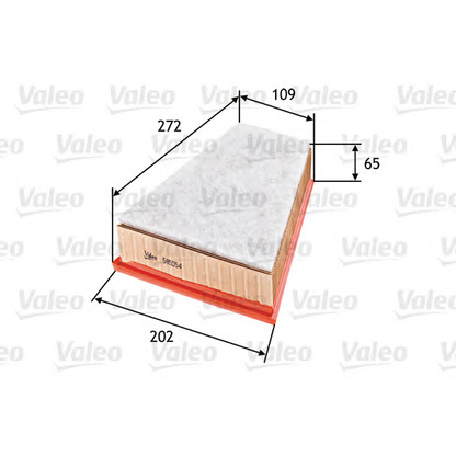 Фото Воздушный фильтр VALEO 585054