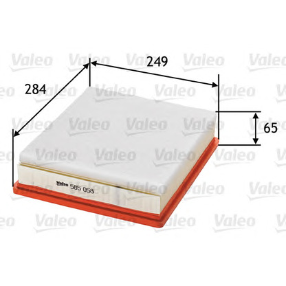 Foto Luftfilter VALEO 585058