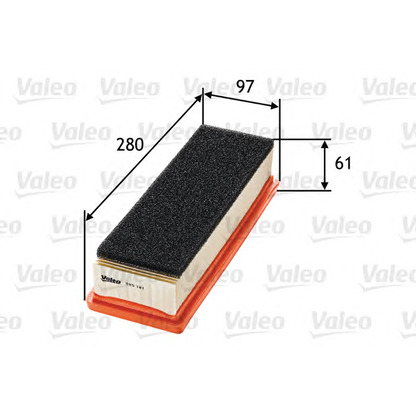 Photo Air Filter VALEO 585181