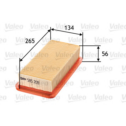 Zdjęcie Filtr powietrza VALEO 585209
