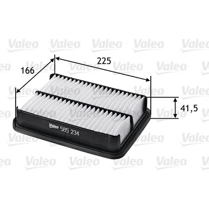 Foto Luftfilter VALEO 585234