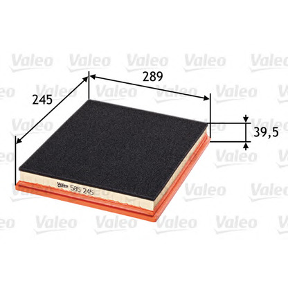 Foto Luftfilter VALEO 585245