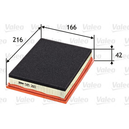 Photo Air Filter VALEO 585260