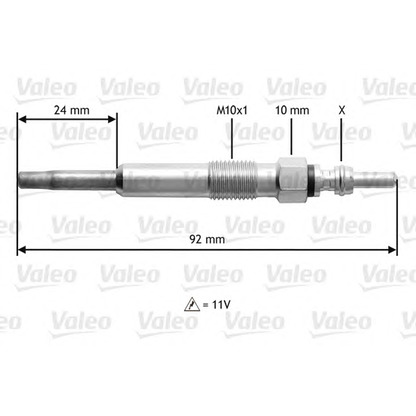 Photo Glow Plug VALEO 345104