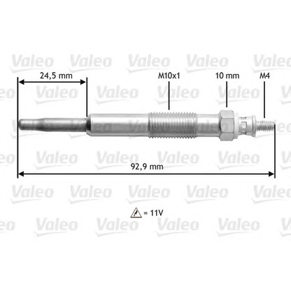 Foto Bujía de precalentamiento VALEO 345106