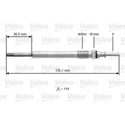 Photo Glow Plug VALEO 345112