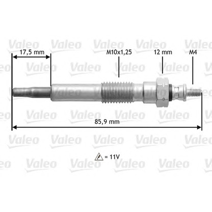 Foto Glühkerze VALEO 345117