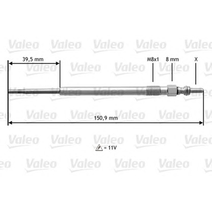 Photo Bougie de préchauffage VALEO 345174