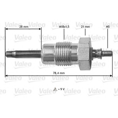 Photo Glow Plug VALEO 345195