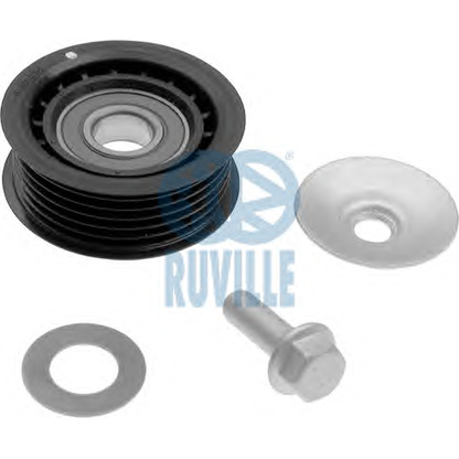 Photo Deflection/Guide Pulley, v-ribbed belt RUVILLE 56414