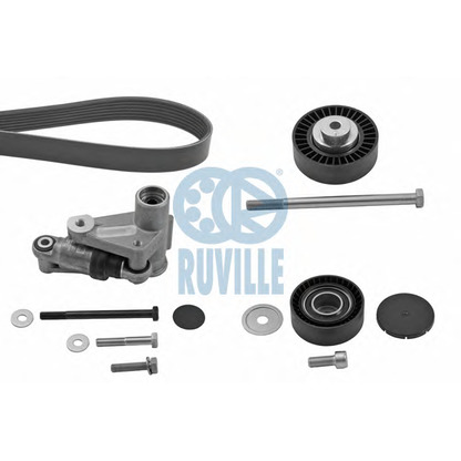 Photo V-Ribbed Belt Set RUVILLE 5509382