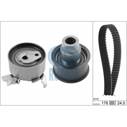 Photo Timing Belt Kit RUVILLE 5530570