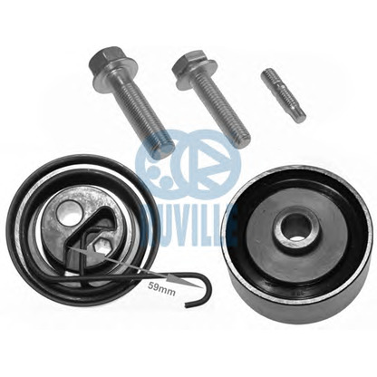 Photo Pulley Kit, timing belt RUVILLE 5538351