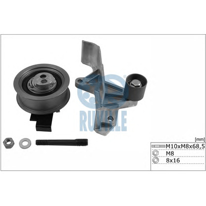 Photo Pulley Kit, timing belt RUVILLE 5636450