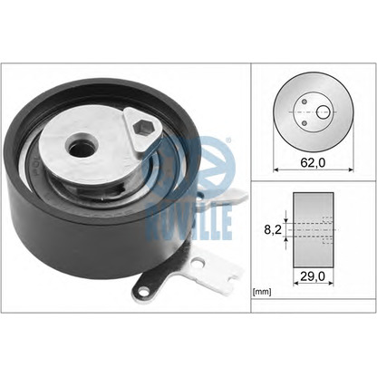 Foto Polea tensora, correa dentada RUVILLE 58628