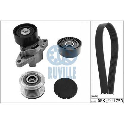 Foto Kit Cinghie Poly-V RUVILLE 5560681
