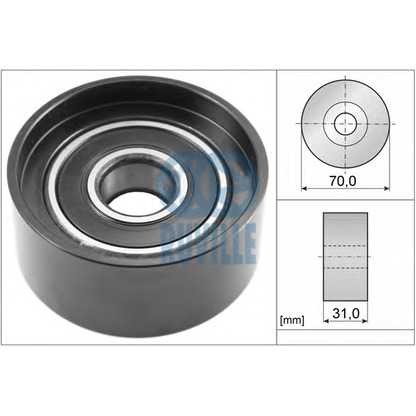 Foto Umlenk-/Führungsrolle, Keilrippenriemen RUVILLE 57438