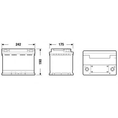 Photo Starter Battery; Starter Battery EXIDE EK600