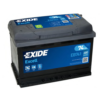 Photo Starter Battery; Starter Battery EXIDE EB741