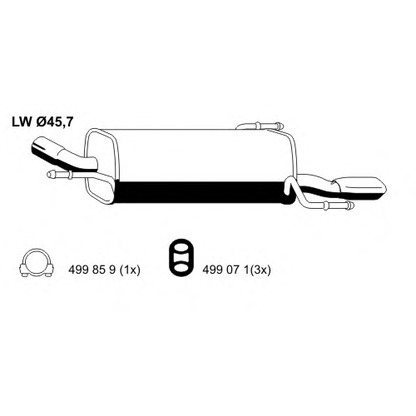 Photo End Silencer ERNST 011181