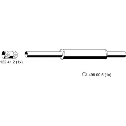 Foto Silenciador posterior ERNST 142014