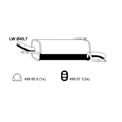 Photo End Silencer ERNST 011273