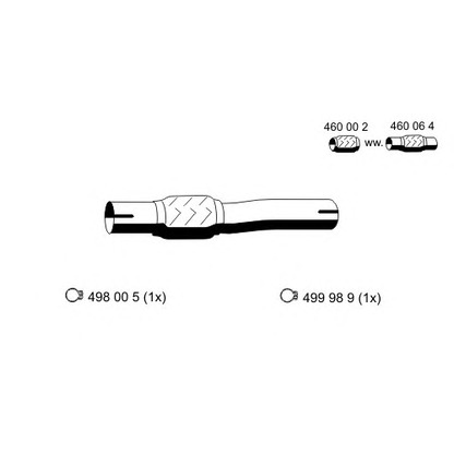 Photo Exhaust Pipe ERNST 111478