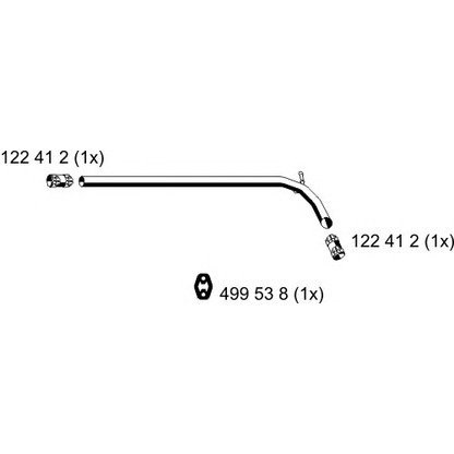 Фото Труба выхлопного газа ERNST 112529