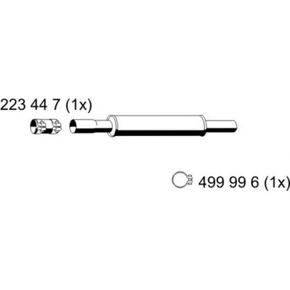 Фото Предглушитель выхлопных газов ERNST 132268