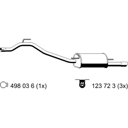 Foto Silenciador posterior ERNST 176231