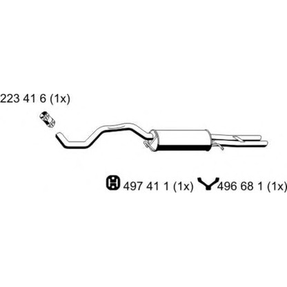 Foto Endschalldämpfer ERNST 243117