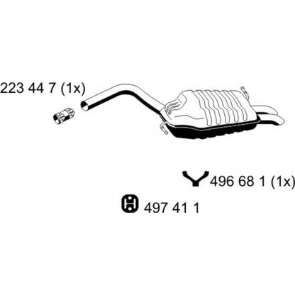 Foto Endschalldämpfer ERNST 244237
