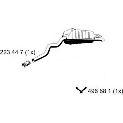 Foto Silenciador posterior ERNST 244251