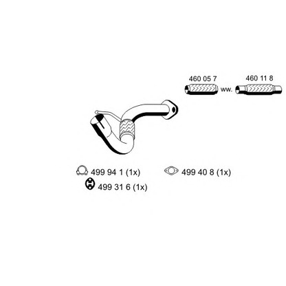 Photo Exhaust Pipe ERNST 330404