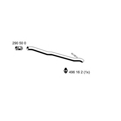 Фото Труба выхлопного газа ERNST 341530
