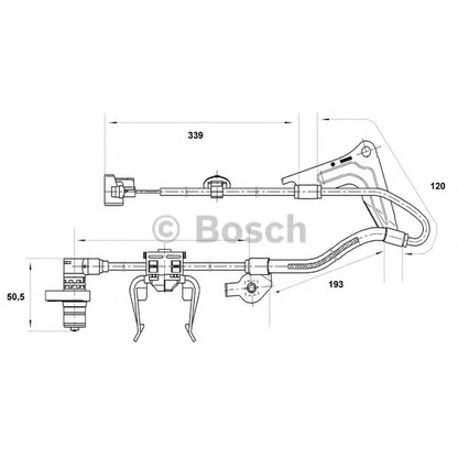 Photo Capteur, vitesse de roue BOSCH 0265001416