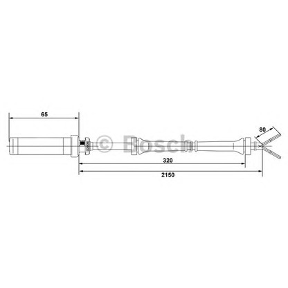 Photo Capteur, vitesse de roue BOSCH 0265004009