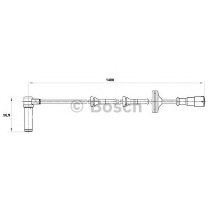 Photo Sensor, wheel speed BOSCH 0265004011