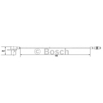 Photo Sensor, wheel speed BOSCH 0265006107