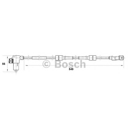 Foto Sensor, Raddrehzahl BOSCH 0265006199