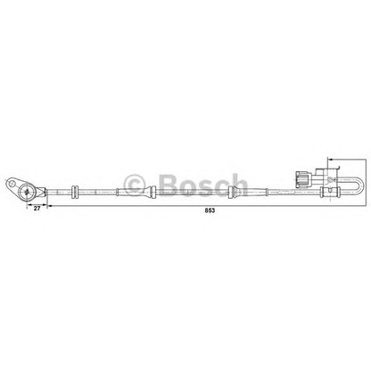 Photo Sensor, wheel speed BOSCH 0265006378