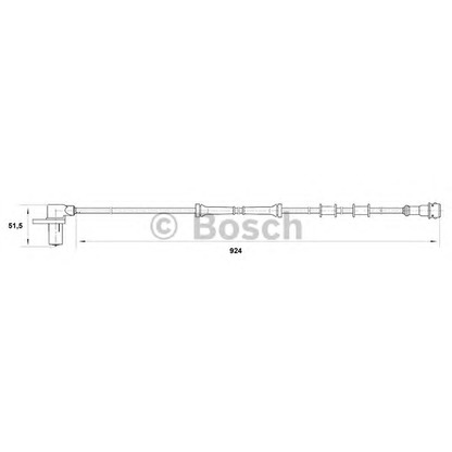 Photo Sensor, wheel speed BOSCH 0265006425