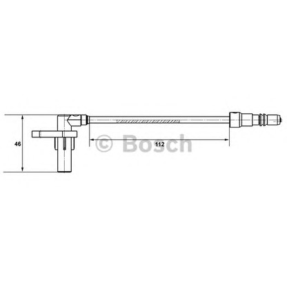 Photo Sensor, wheel speed BOSCH 0265007439