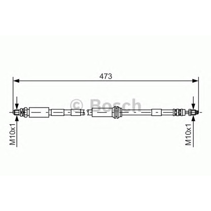 Foto Tubo flexible de frenos BOSCH 1987476066