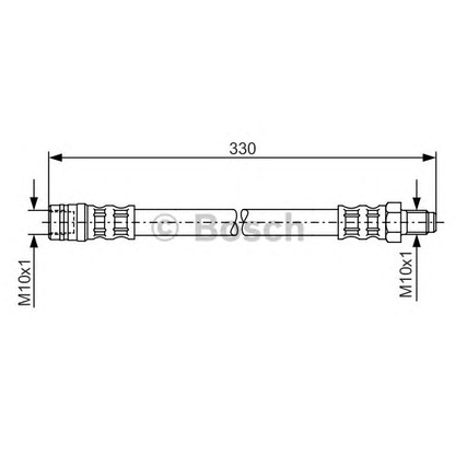 Foto Bremsschlauch BOSCH 1987476081