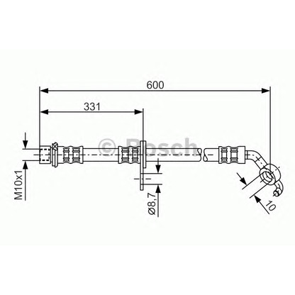 Photo Brake Hose BOSCH 1987476108