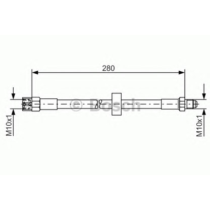 Foto Bremsschlauch BOSCH 1987476117