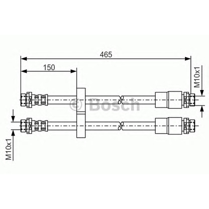 Photo Brake Hose BOSCH 1987476125